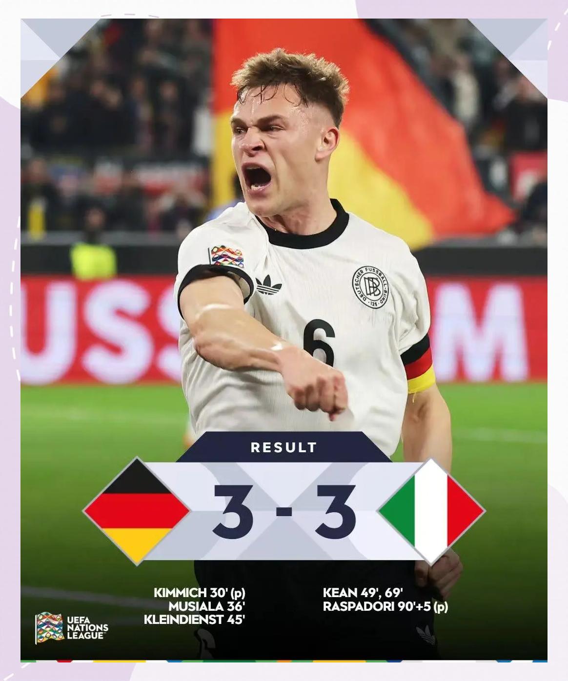 法国斩落意大利，成功晋级欧国联半决赛