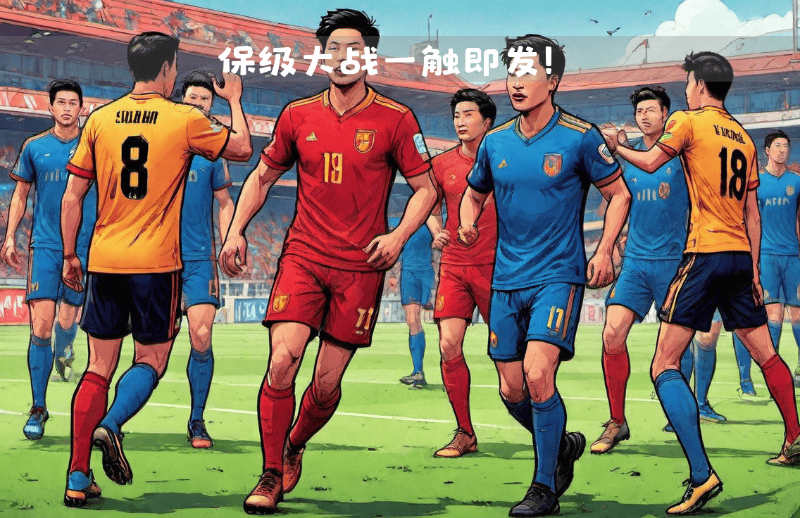 足球比赛中的关键战役一触即发